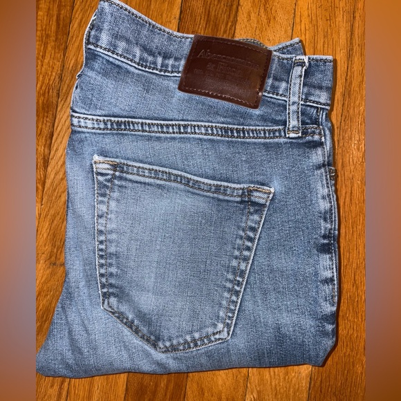 Abercrombie & Fitch Men's Light Blue Langdon Skinny Jeans Stretch - Picture 1 of 4